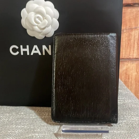 Chanel Black Caviar Leather Wallet Cash, Credit Card, Zip Coin Compartments - Picture 5 of 9